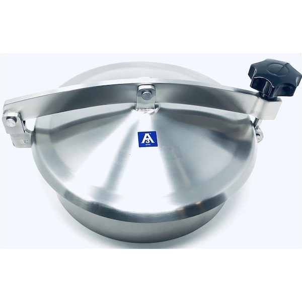 Springer Parts LKDC-300IL (11.81") Round Manway, 316SS, w/2 point hinge RC-300-100-3.0-316-POL-S-2SP - main